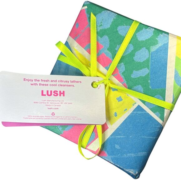 Lush Fresh As Gift: Happy Hippy Shower Gel & Outback Mate Soap Citrus Minty NWT - Picture 7 of 9